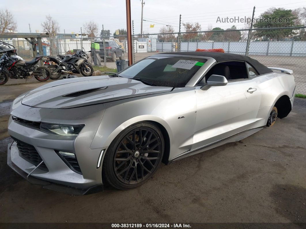 2017 Chevrolet Camaro 1ss Silver vin: 1G1FF3D74H0204841