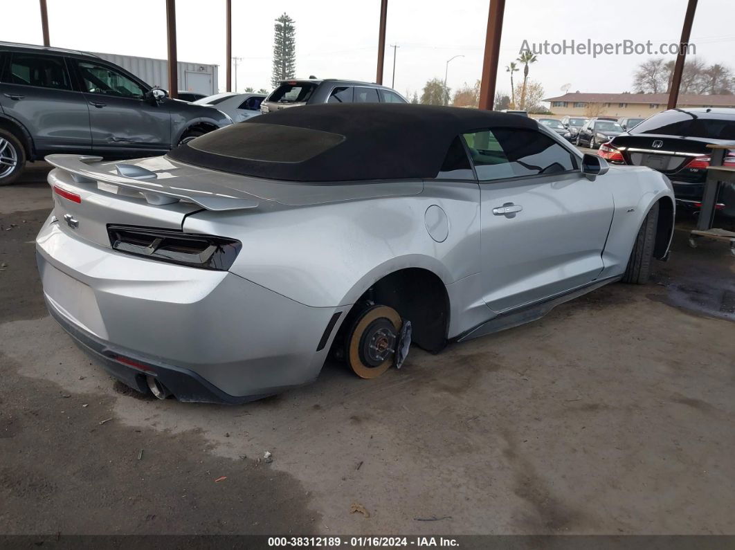 2017 Chevrolet Camaro 1ss Silver vin: 1G1FF3D74H0204841