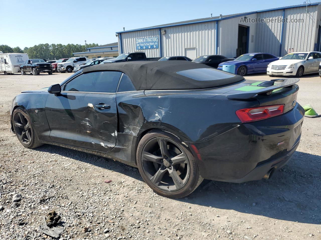 2018 Chevrolet Camaro Ss Black vin: 1G1FF3D76J0153784