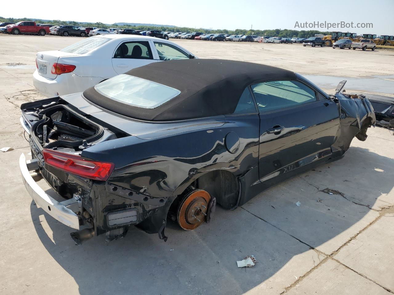 2017 Chevrolet Camaro Ss Black vin: 1G1FF3D78H0166627