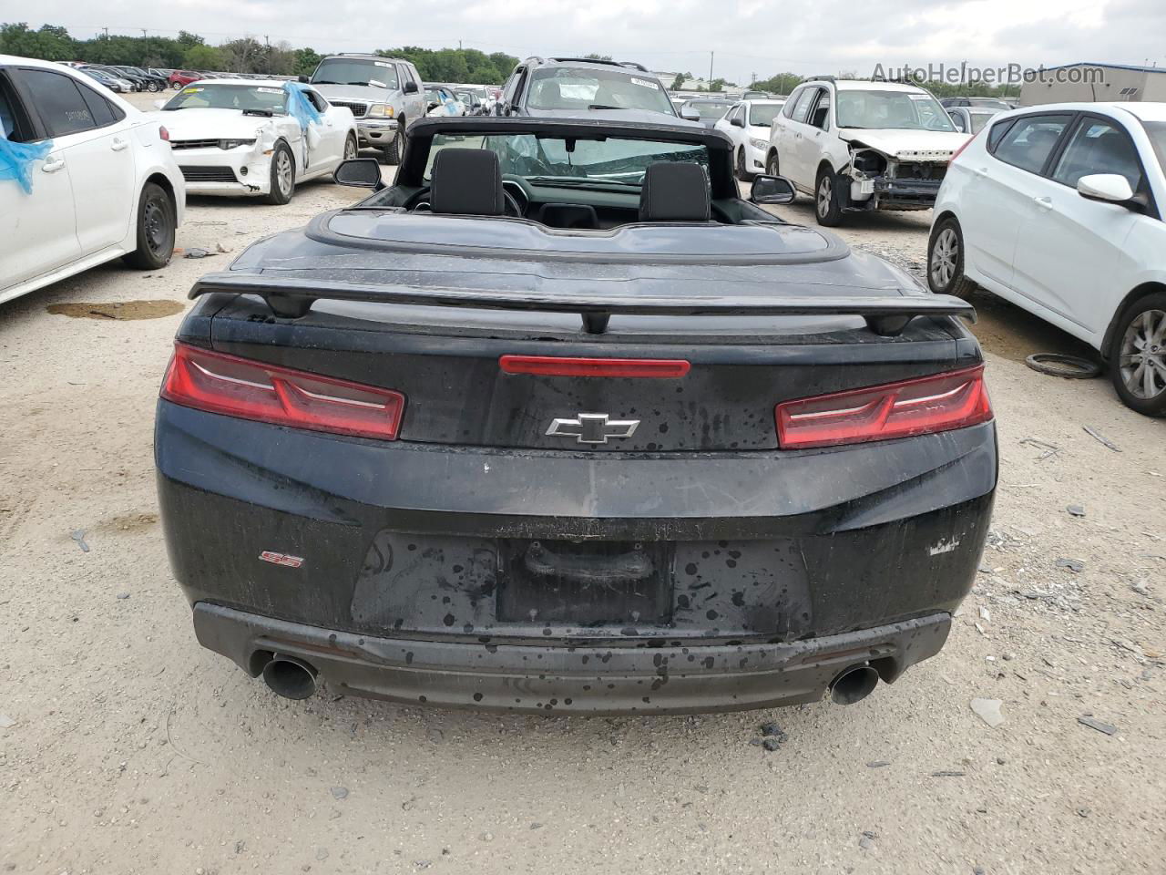 2017 Chevrolet Camaro Ss Black vin: 1G1FF3D7XH0199323