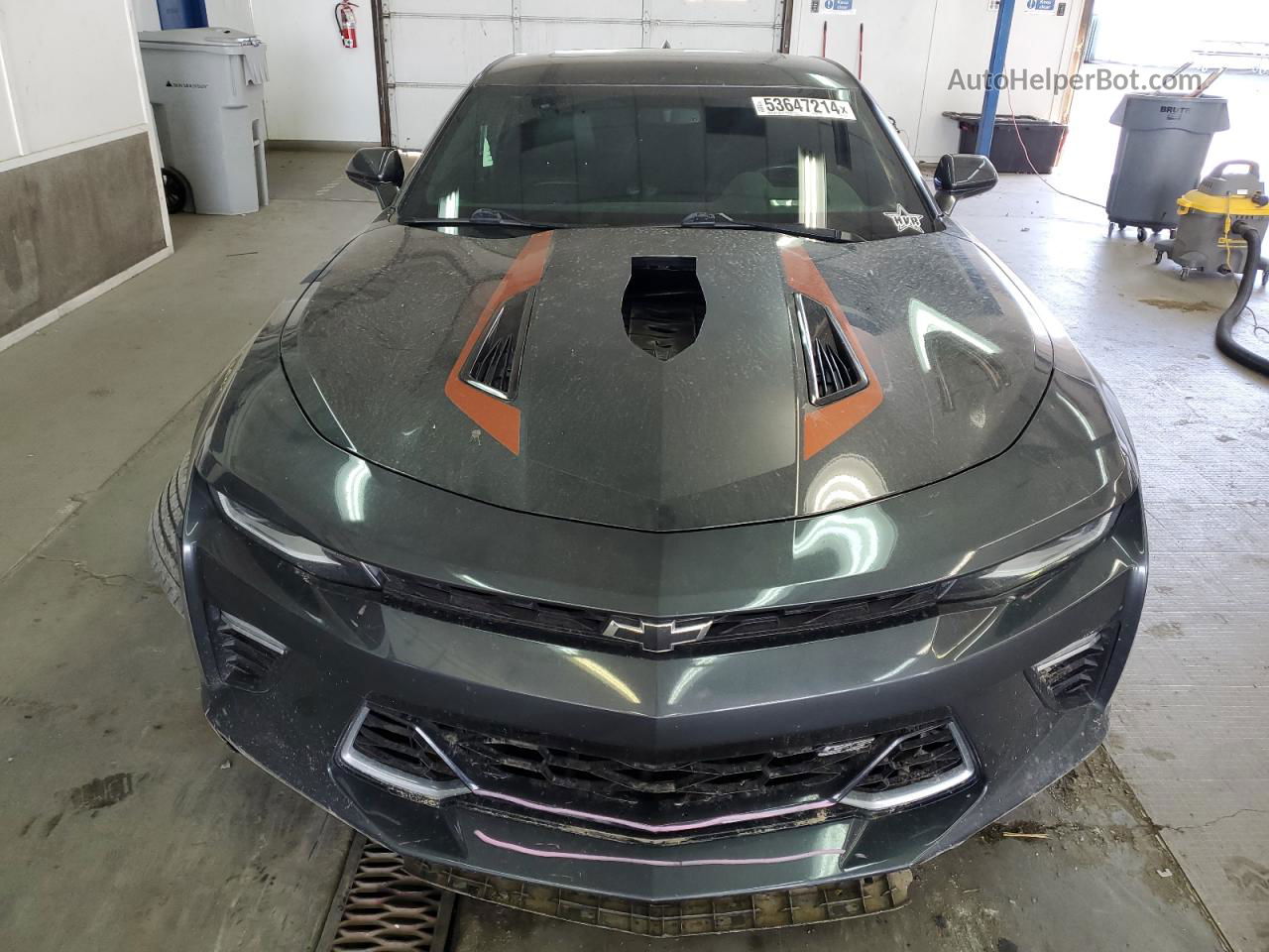 2017 Chevrolet Camaro Ss Серый vin: 1G1FG1R70H0165207