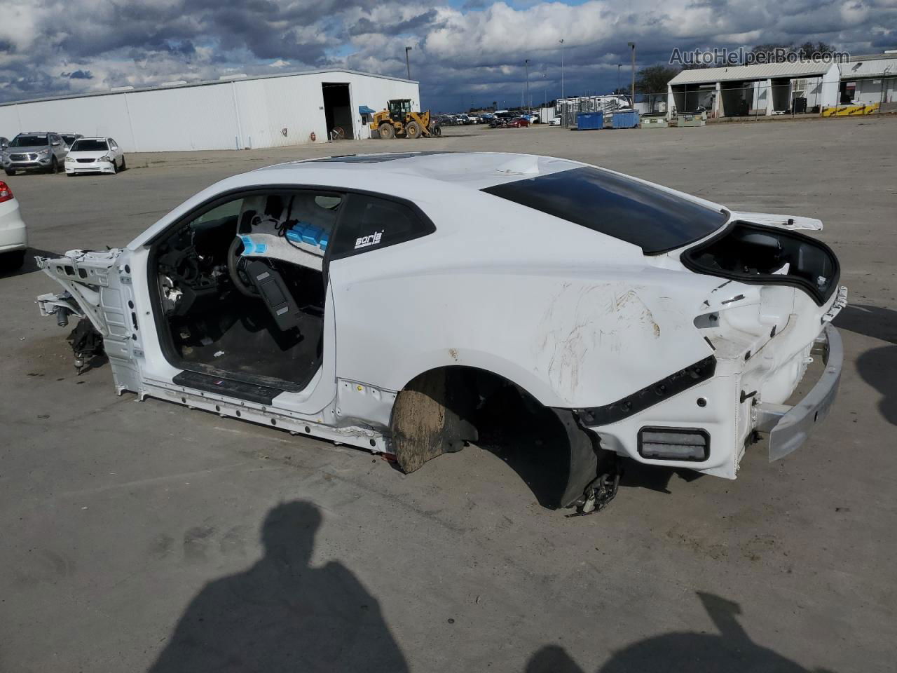 2018 Chevrolet Camaro Ss White vin: 1G1FG1R70J0138661