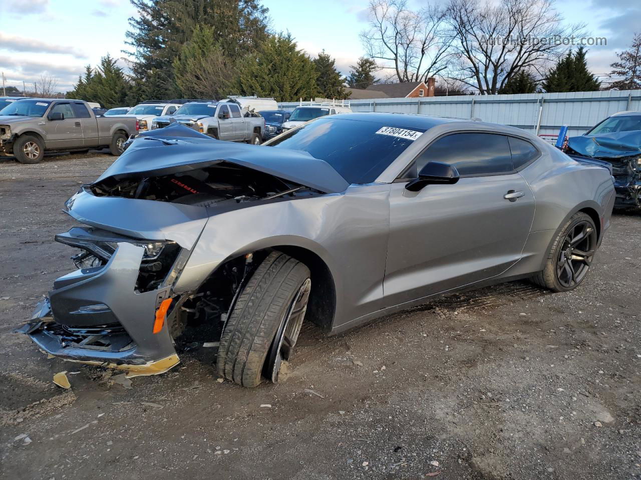 2020 Chevrolet Camaro Ss Gray vin: 1G1FG1R70L0101001