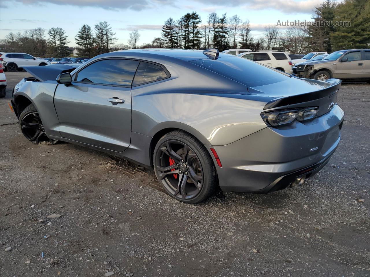 2020 Chevrolet Camaro Ss Gray vin: 1G1FG1R70L0101001