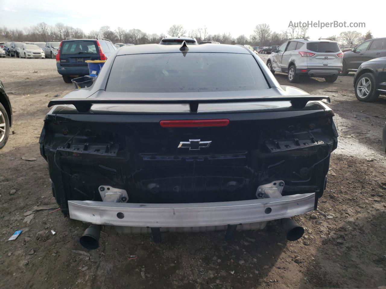 2017 Chevrolet Camaro Ss Black vin: 1G1FG1R73H0161328