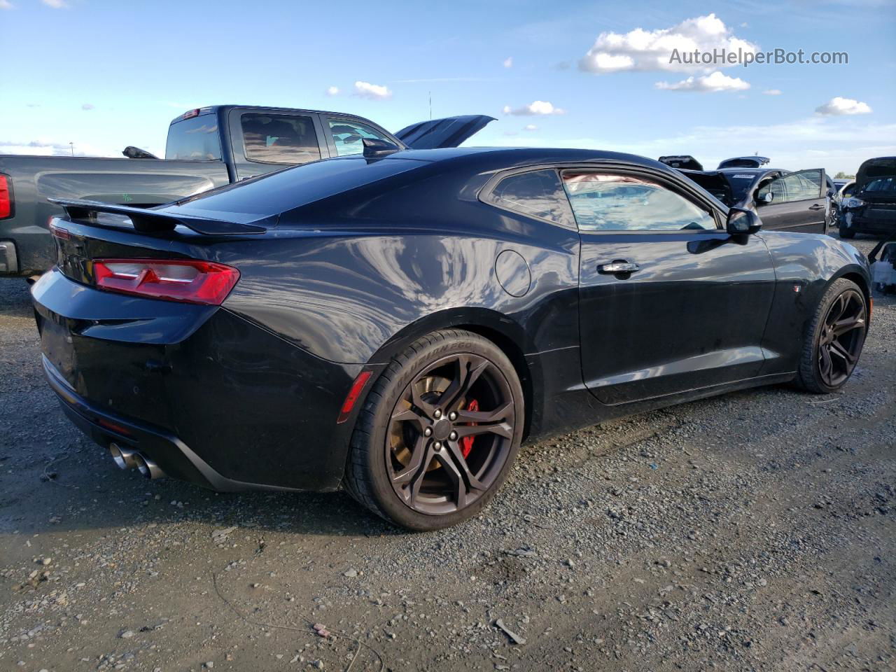 2018 Chevrolet Camaro Ss Черный vin: 1G1FG1R78J0138102