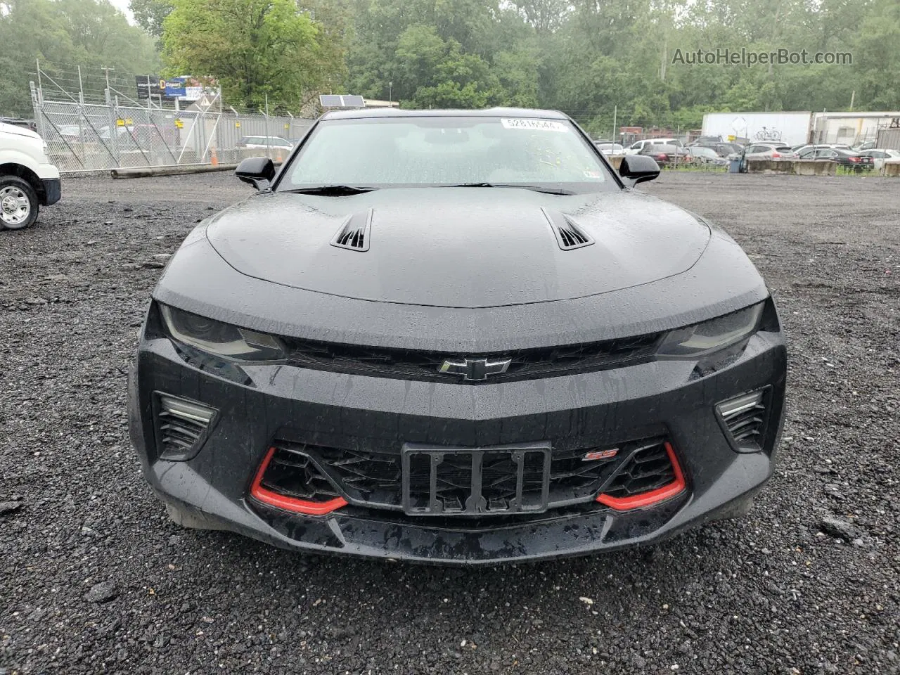 2018 Chevrolet Camaro Ss Black vin: 1G1FG1R78J0186215