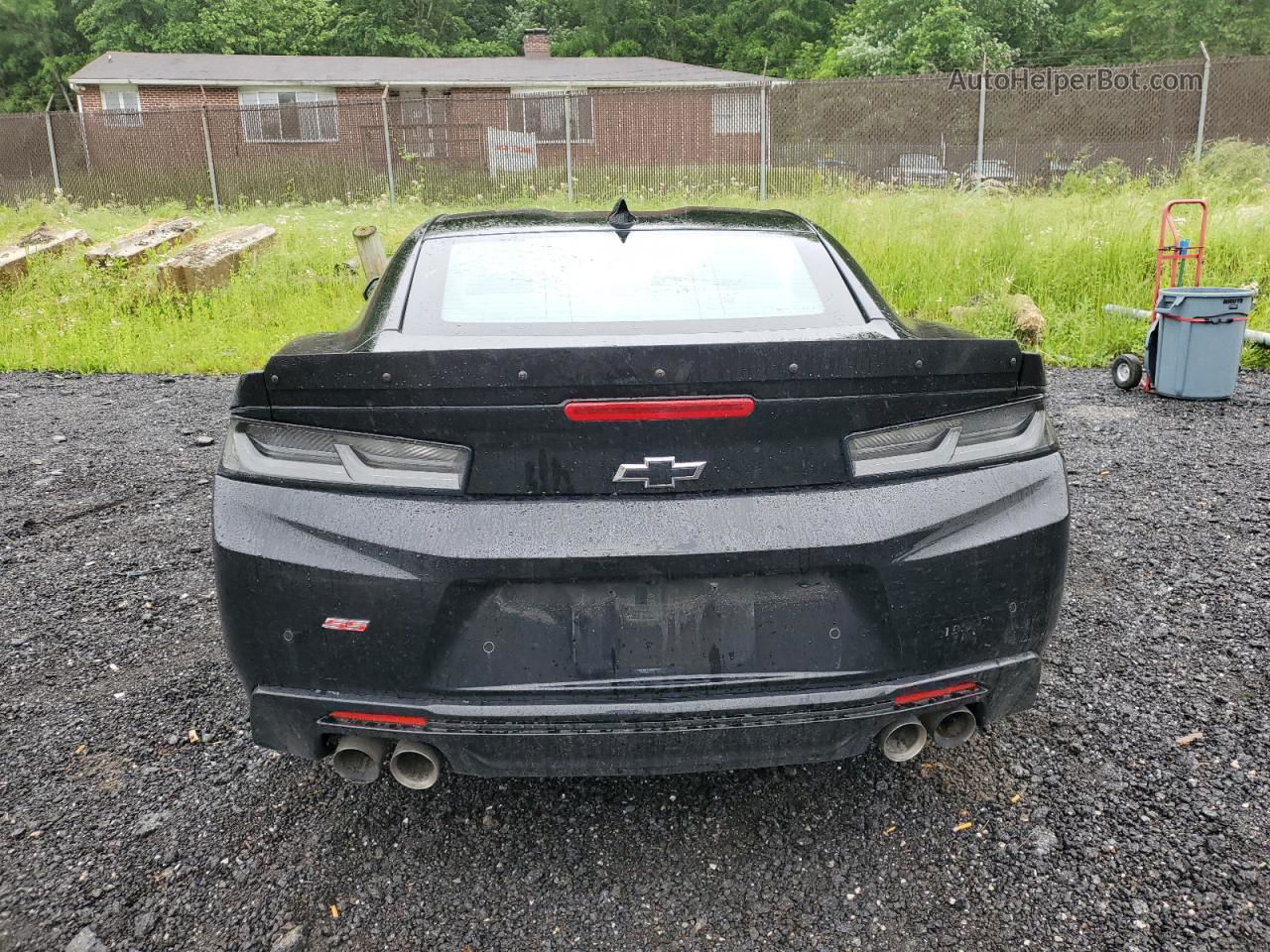 2018 Chevrolet Camaro Ss Black vin: 1G1FG1R78J0186215