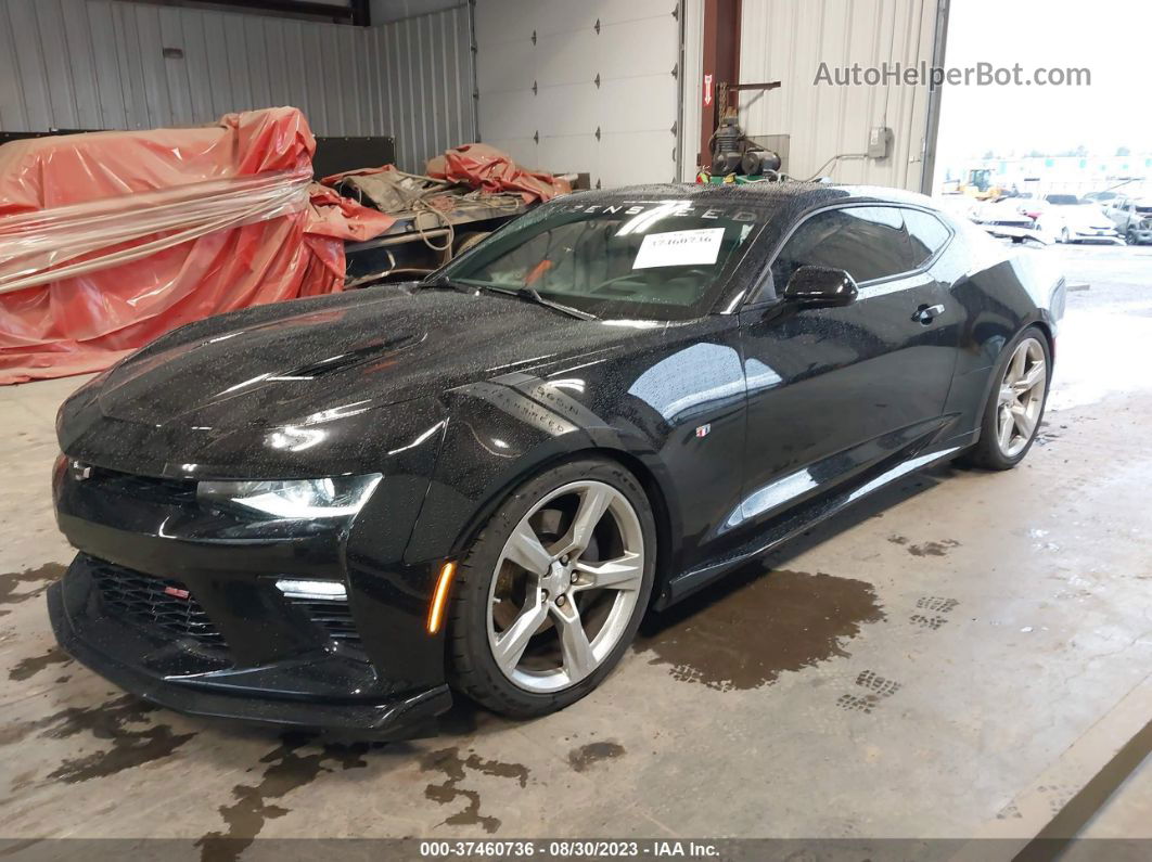 2017 Chevrolet Camaro 2ss Black vin: 1G1FG1R79H0119259