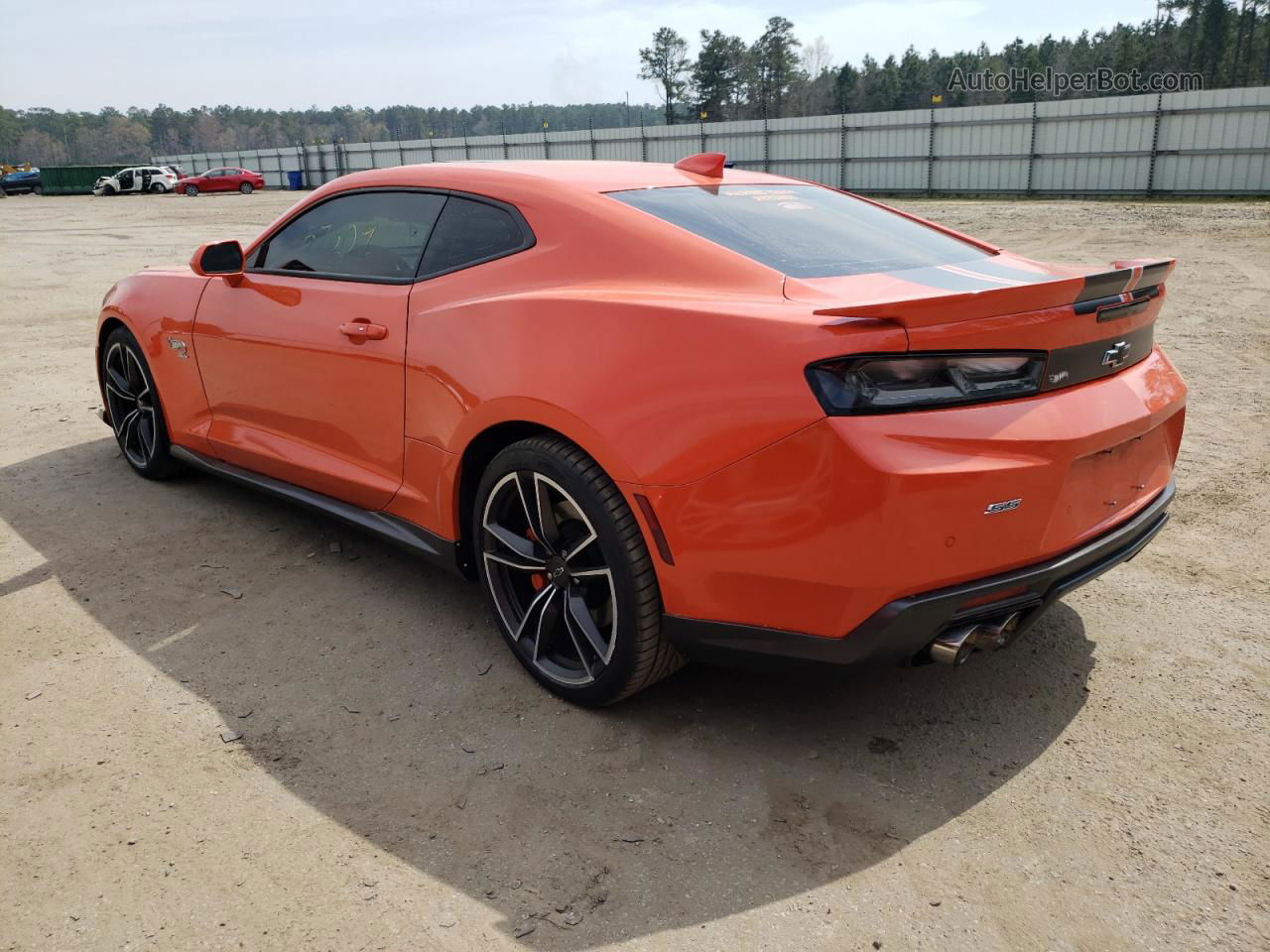 2018 Chevrolet Camaro Ss Orange vin: 1G1FG1R79J0171450