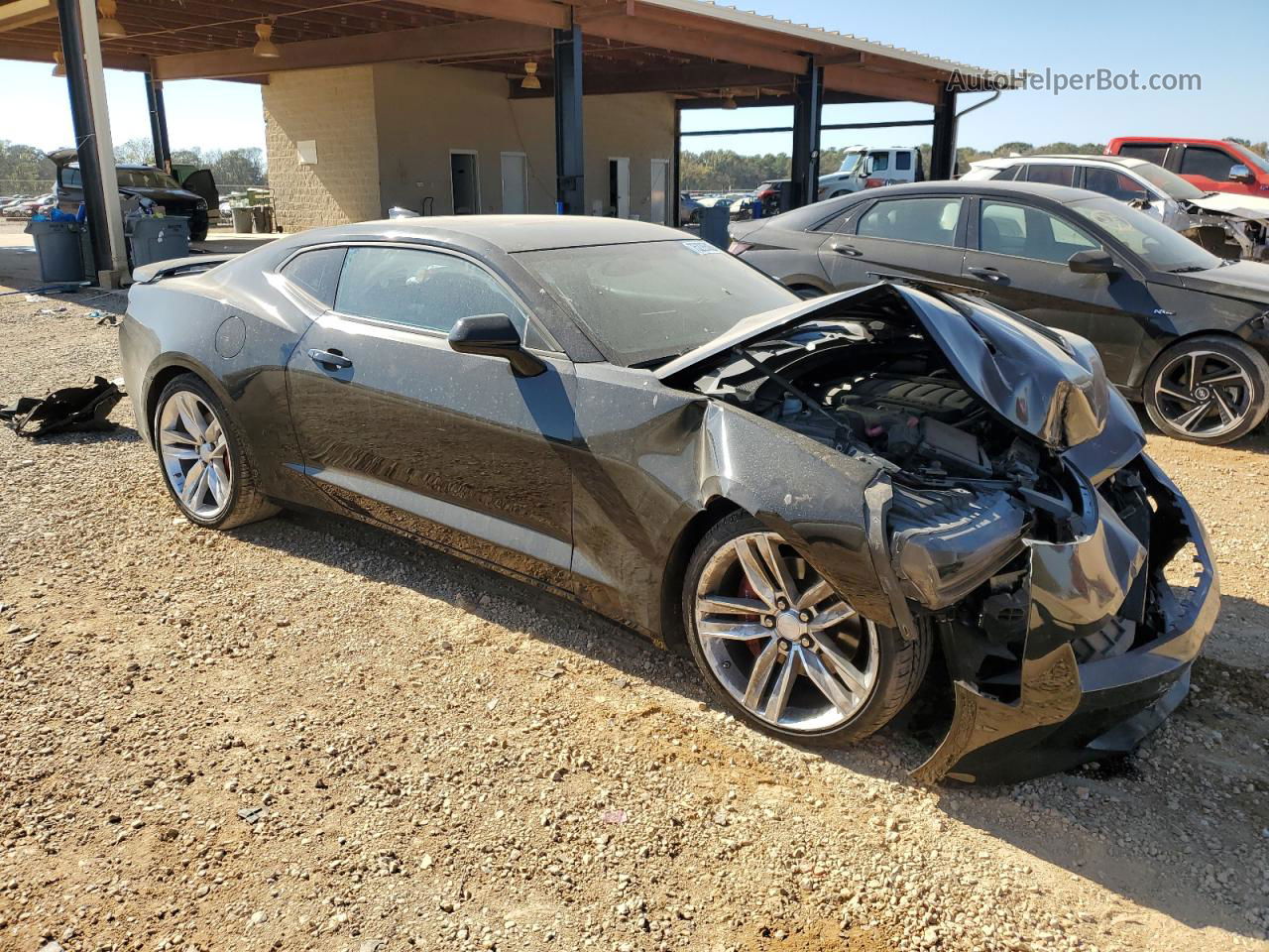 2018 Chevrolet Camaro Ss Black vin: 1G1FH1R70J0137765