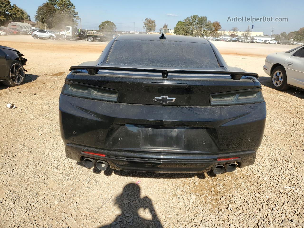 2018 Chevrolet Camaro Ss Black vin: 1G1FH1R70J0137765