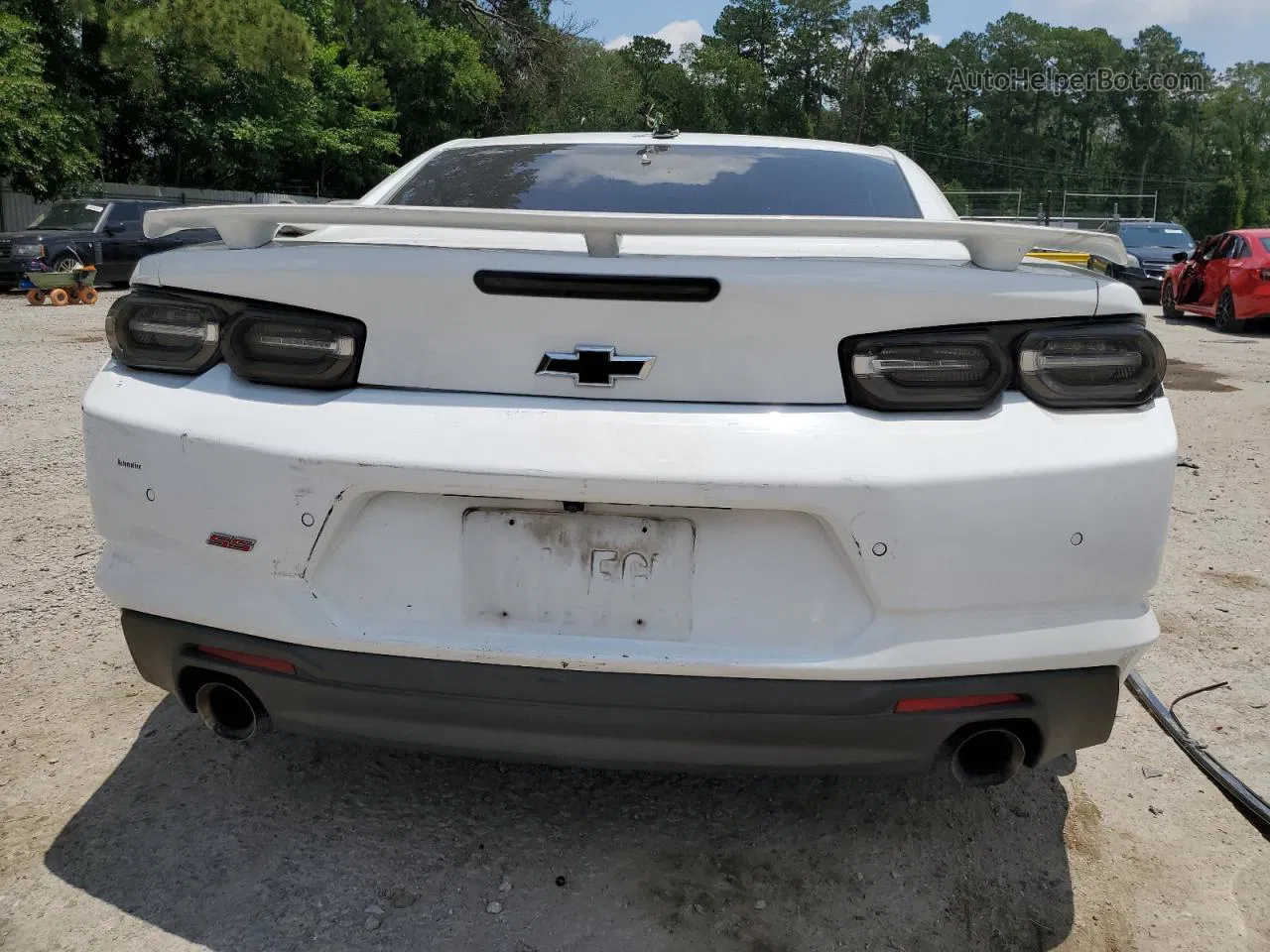 2020 Chevrolet Camaro Ss White vin: 1G1FH1R70L0148851