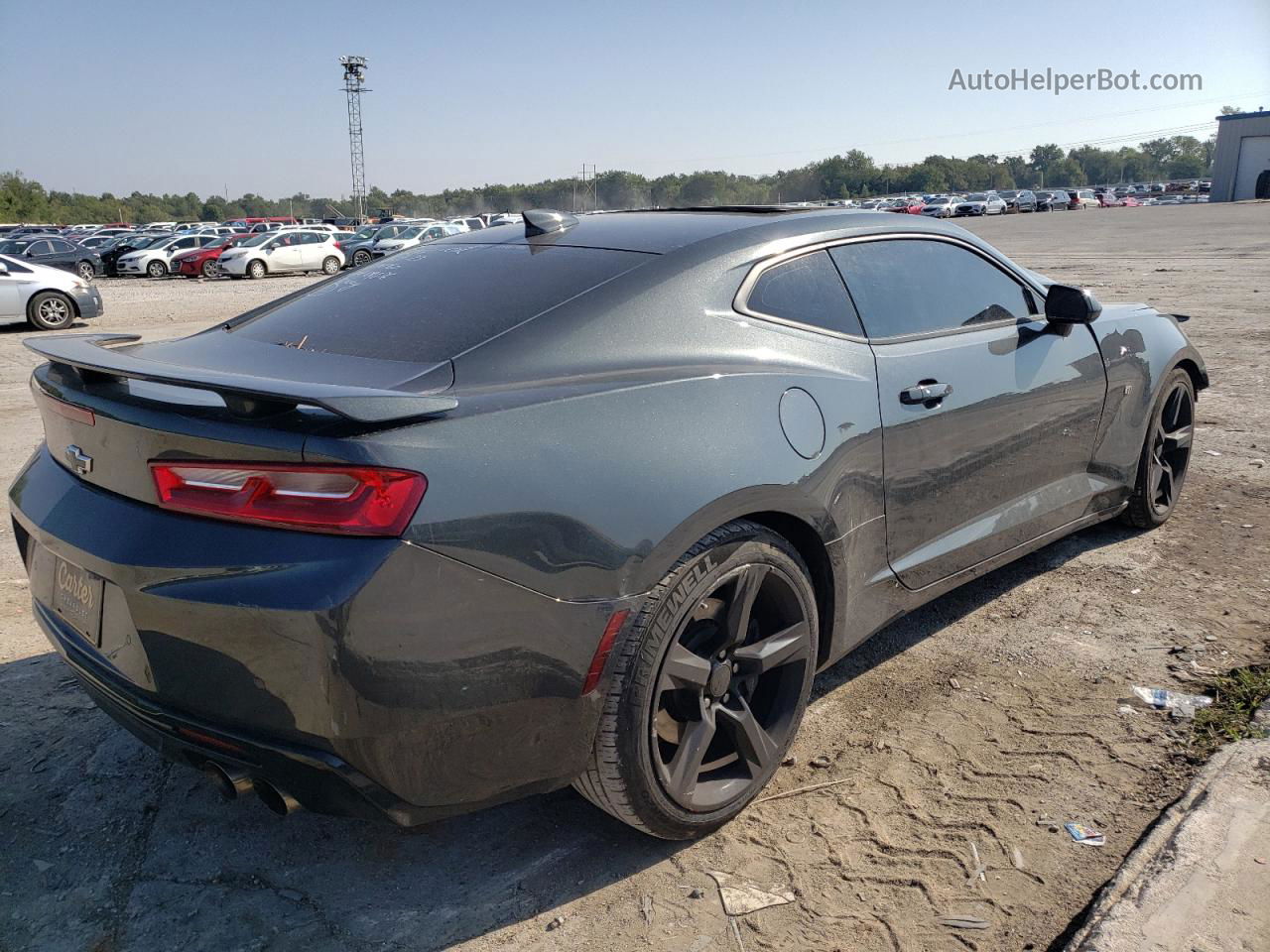 2018 Chevrolet Camaro Ss Charcoal vin: 1G1FH1R71J0104676