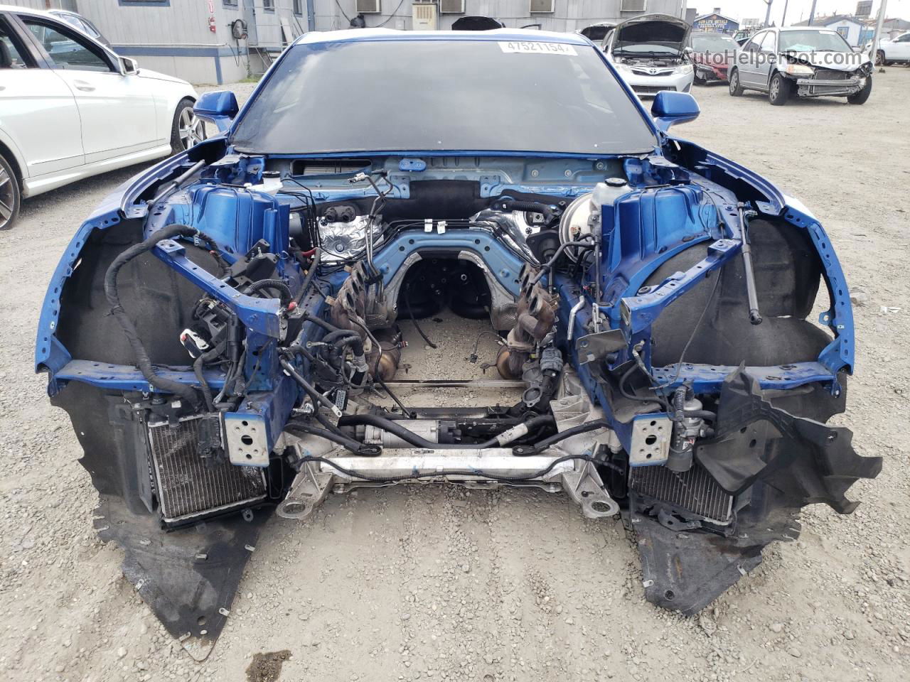 2018 Chevrolet Camaro Ss Синий vin: 1G1FH1R71J0164618
