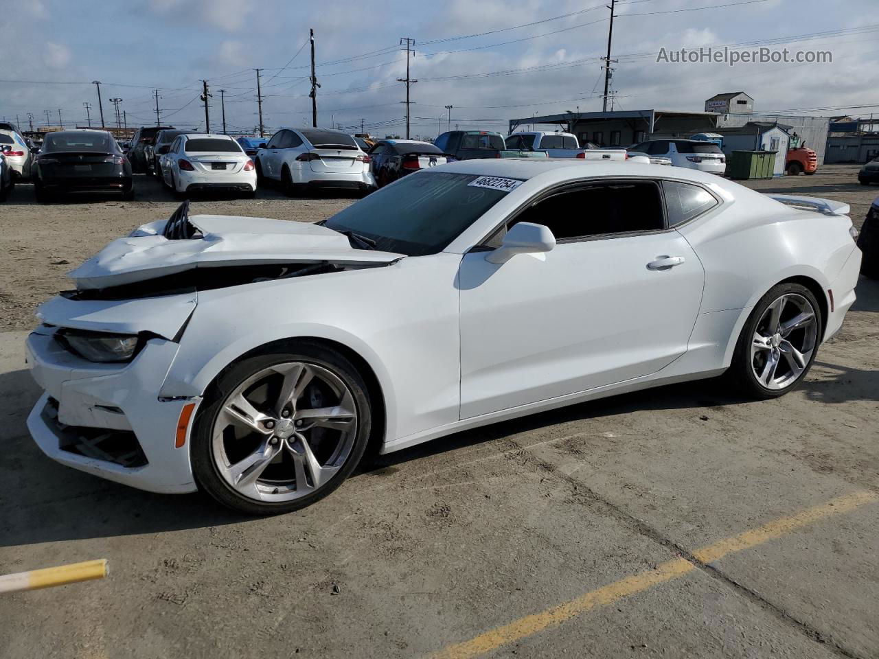 2020 Chevrolet Camaro Ss White vin: 1G1FH1R71L0141651