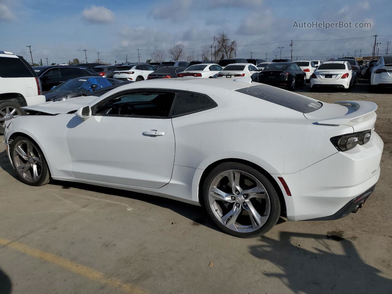 2020 Chevrolet Camaro Ss White vin: 1G1FH1R71L0141651