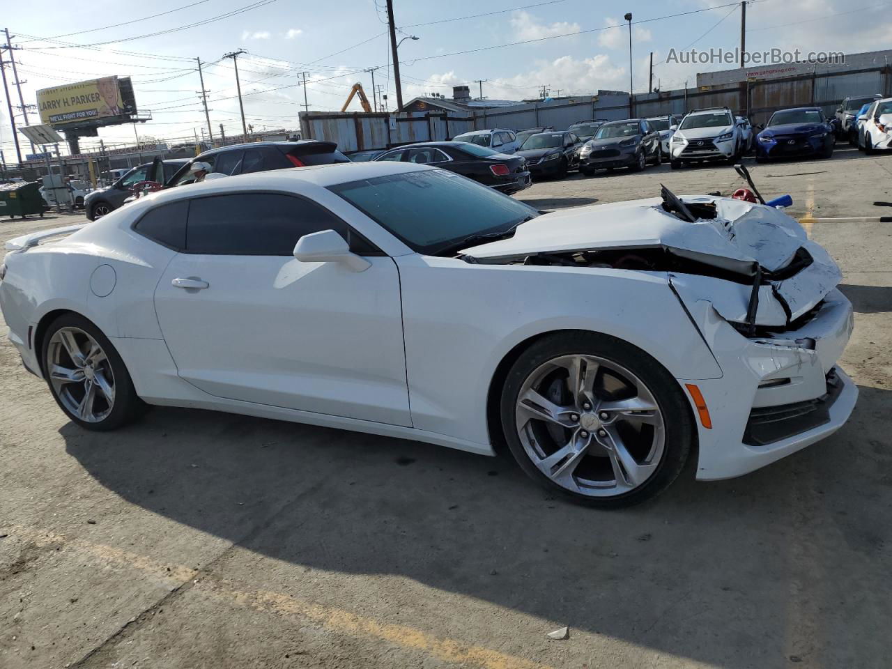 2020 Chevrolet Camaro Ss White vin: 1G1FH1R71L0141651