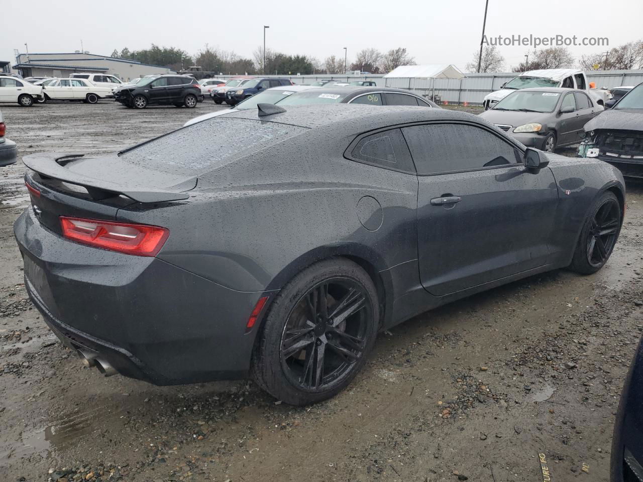 2017 Chevrolet Camaro Ss Charcoal vin: 1G1FH1R75H0102374