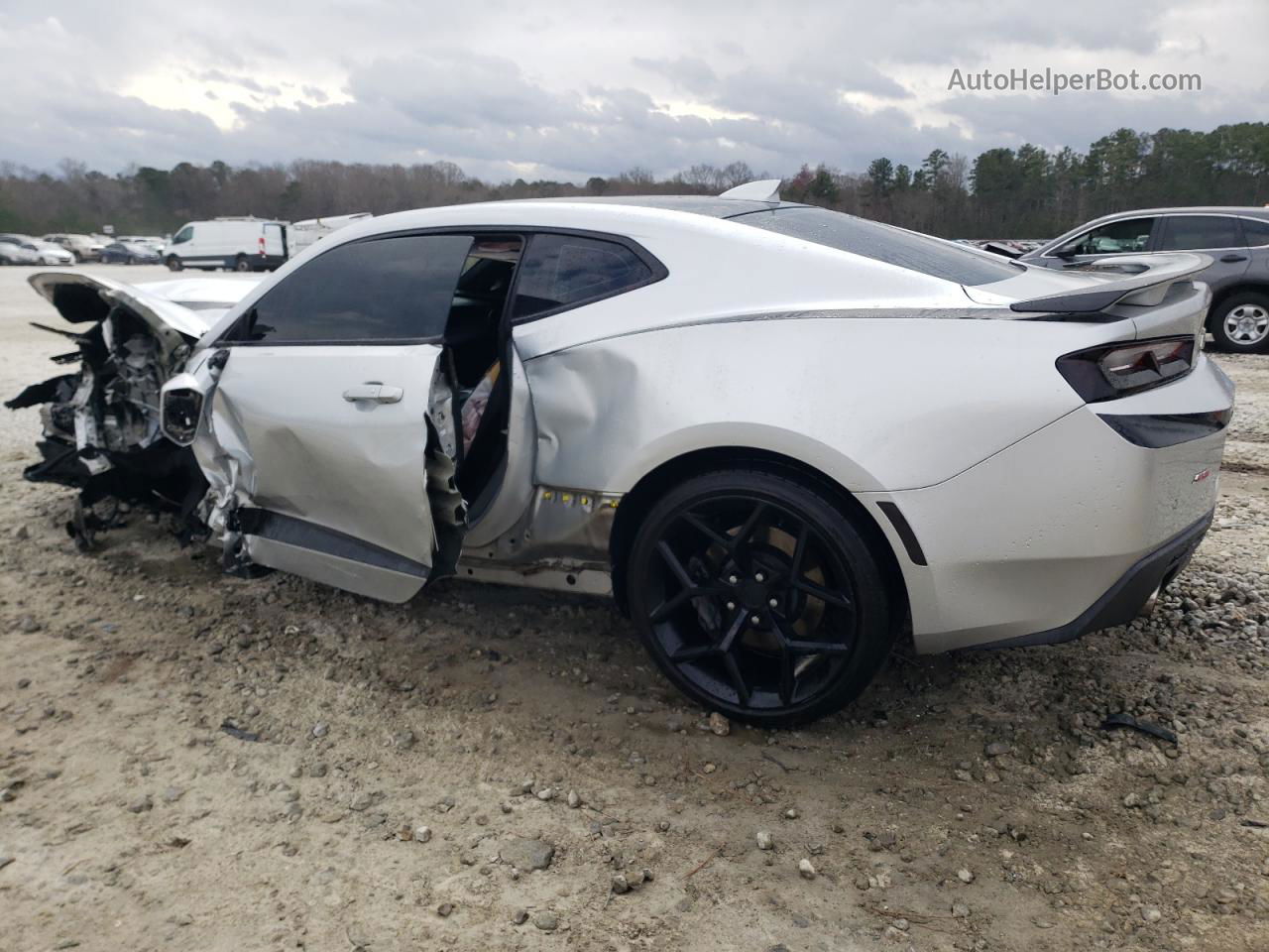 2017 Chevrolet Camaro Ss Серебряный vin: 1G1FH1R75H0130546