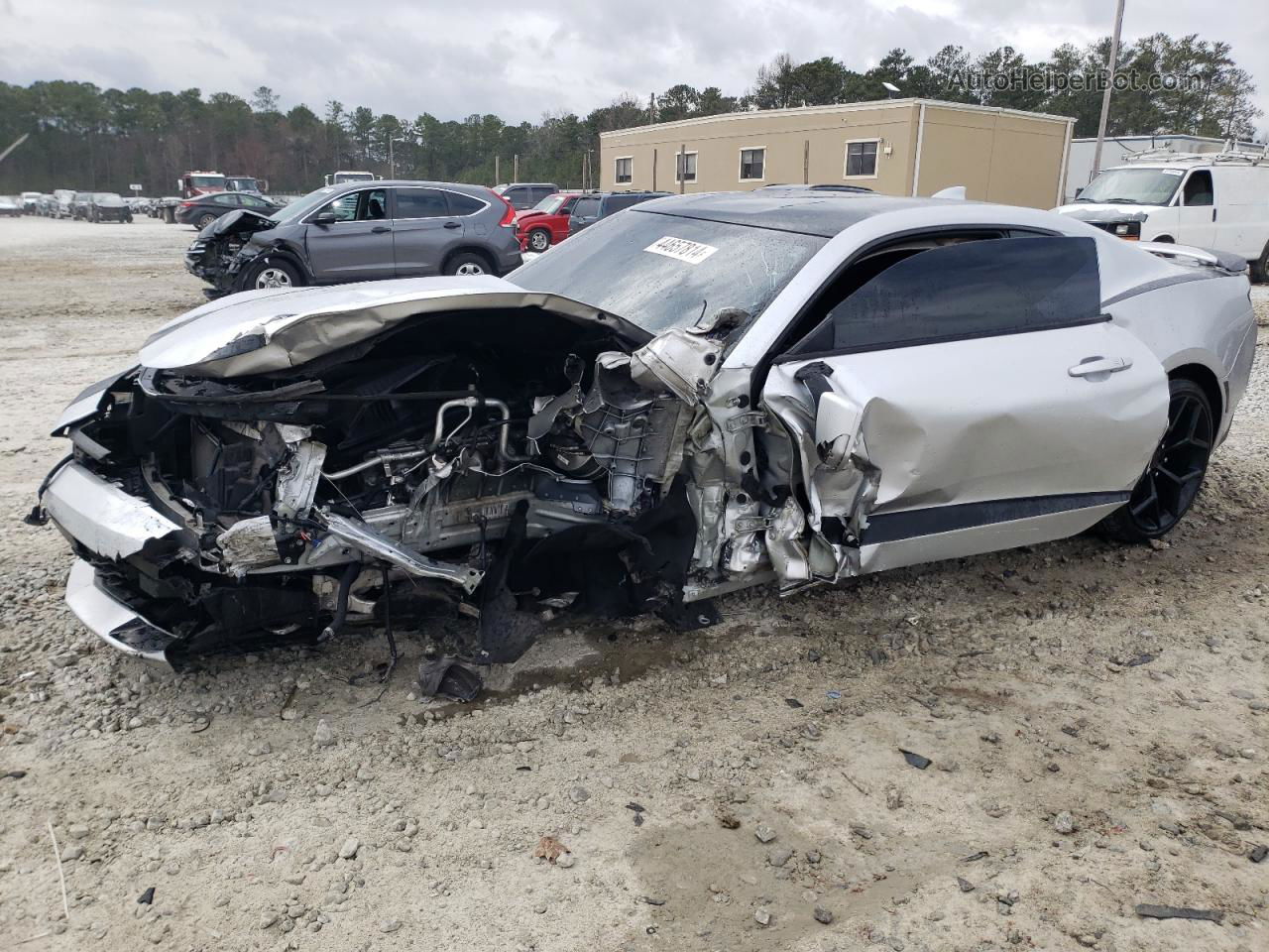 2017 Chevrolet Camaro Ss Silver vin: 1G1FH1R75H0130546