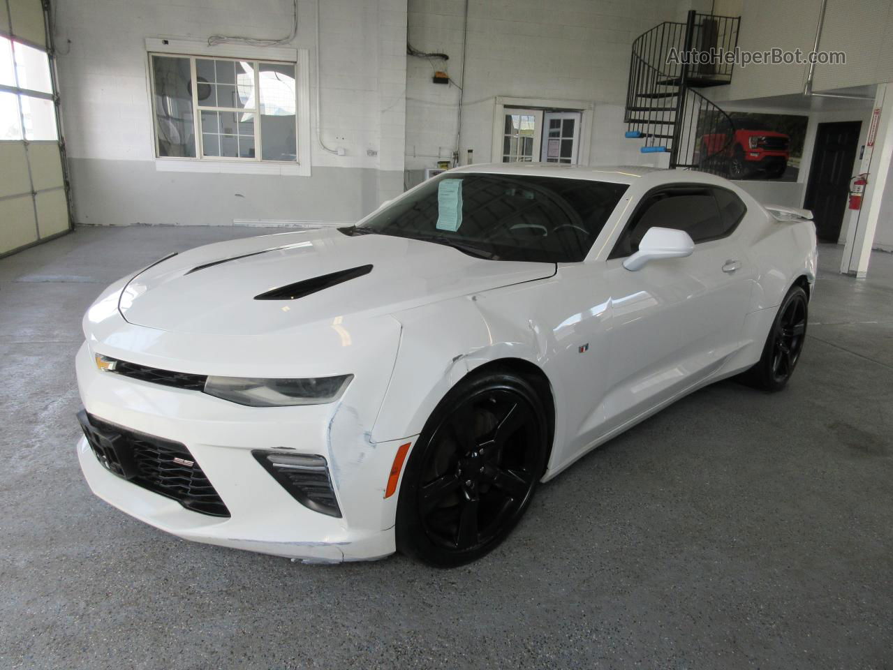 2017 Chevrolet Camaro Ss White vin: 1G1FH1R75H0146889