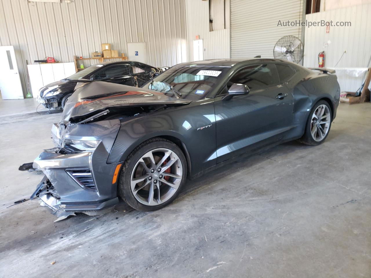 2017 Chevrolet Camaro Ss Charcoal vin: 1G1FH1R75H0149811