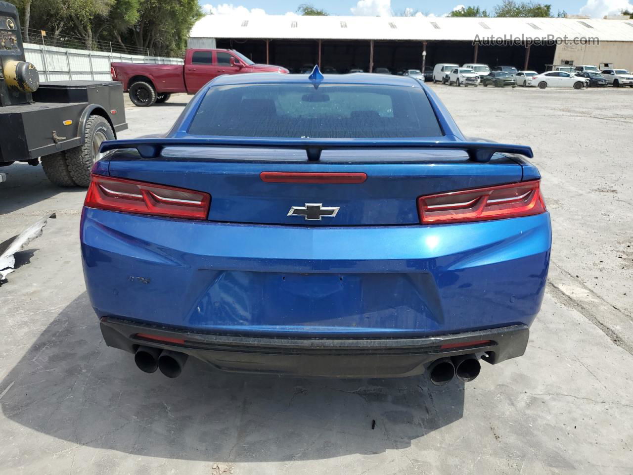 2017 Chevrolet Camaro Ss Blue vin: 1G1FH1R75H0201390