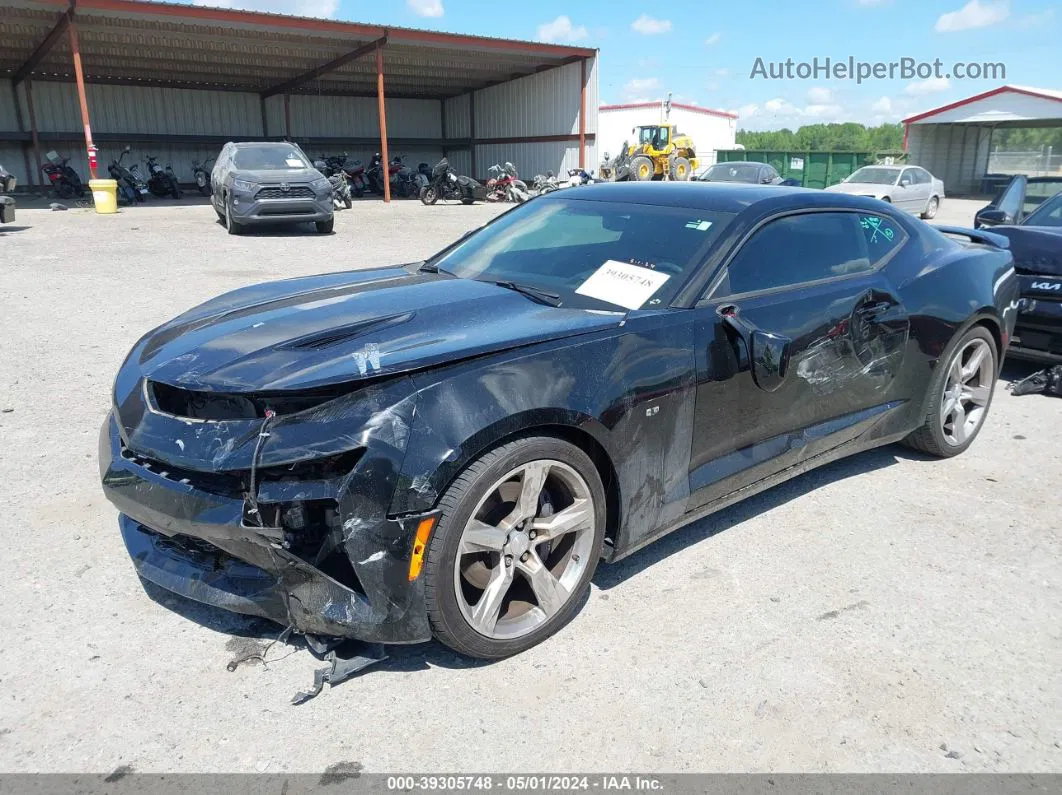 2018 Chevrolet Camaro 2ss Black vin: 1G1FH1R75J0103210