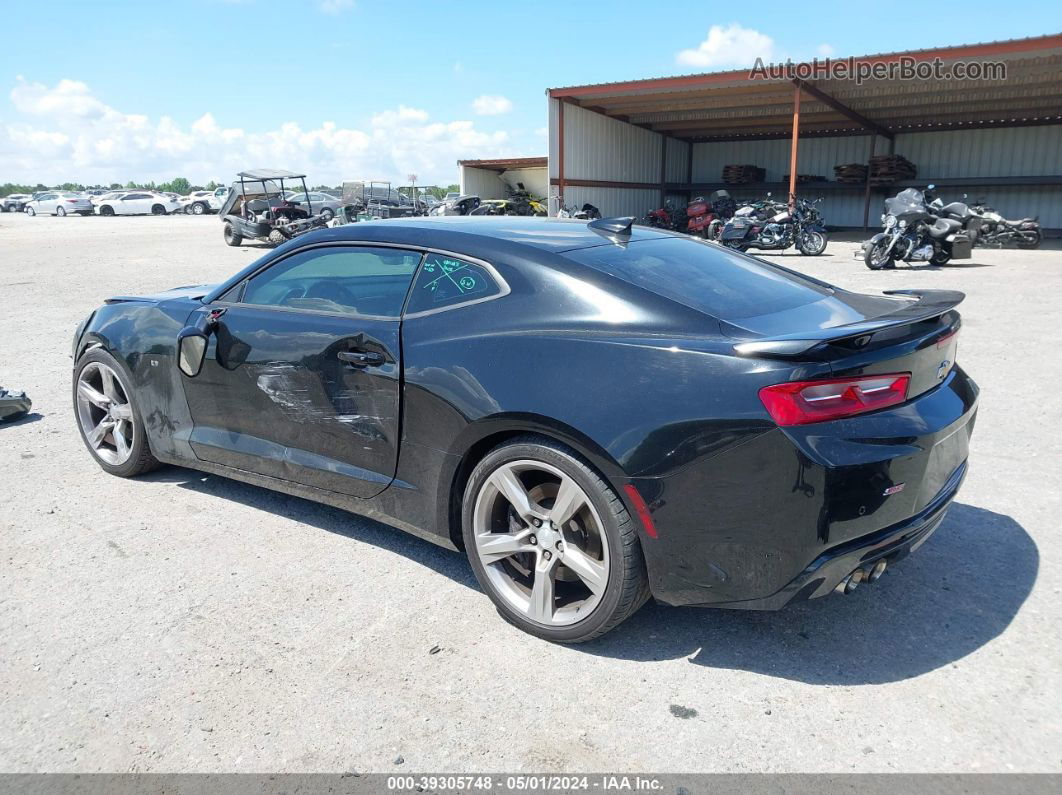 2018 Chevrolet Camaro 2ss Black vin: 1G1FH1R75J0103210