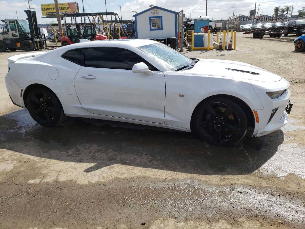 2018 Chevrolet Camaro Ss White vin: 1G1FH1R75J0122615