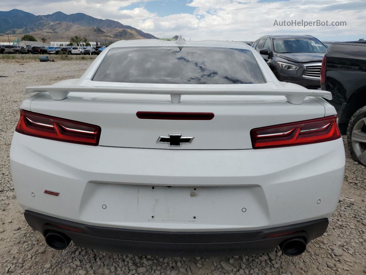 2018 Chevrolet Camaro Ss White vin: 1G1FH1R75J0190624