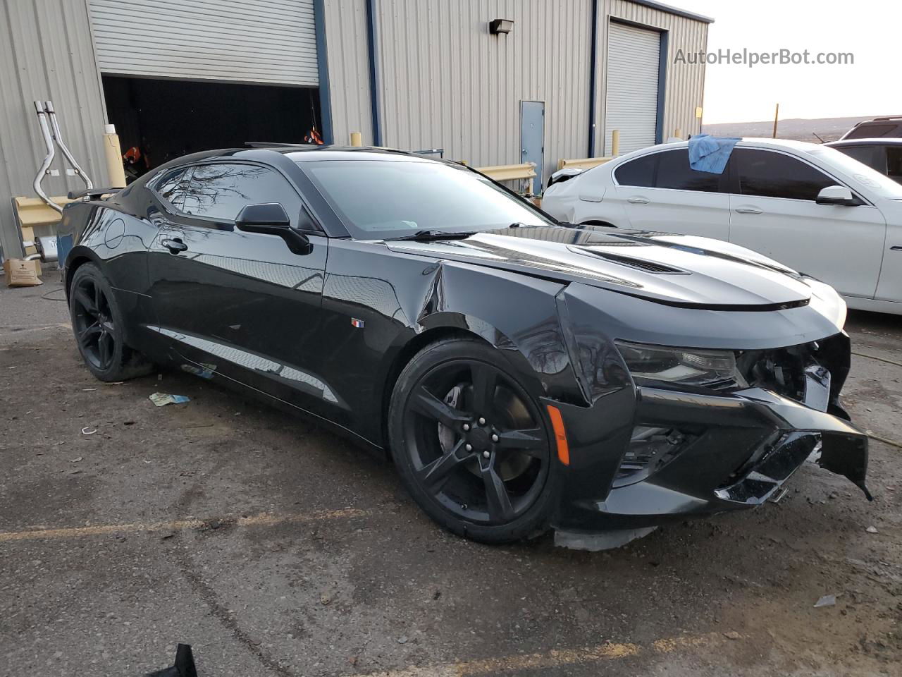 2017 Chevrolet Camaro Ss Black vin: 1G1FH1R76H0103419