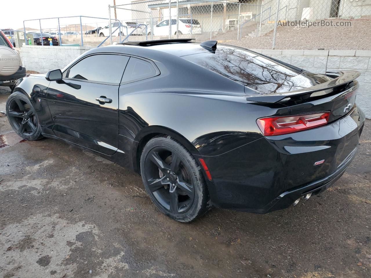 2017 Chevrolet Camaro Ss Black vin: 1G1FH1R76H0103419