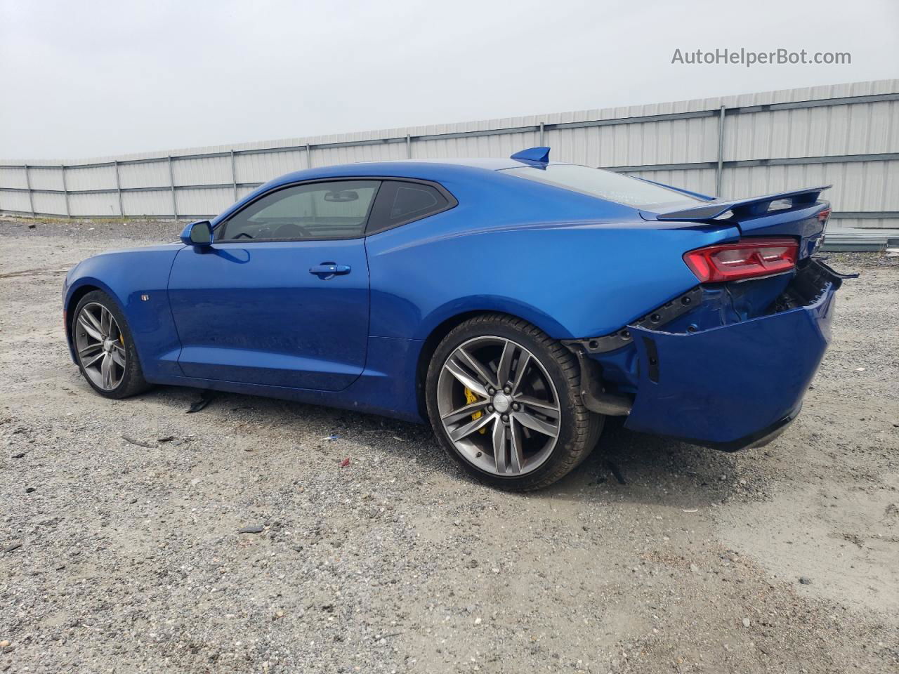 2017 Chevrolet Camaro Ss Blue vin: 1G1FH1R76H0104957