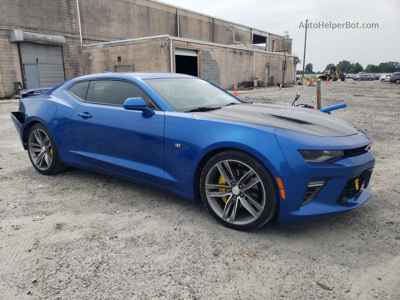 2017 Chevrolet Camaro Ss Blue vin: 1G1FH1R76H0104957