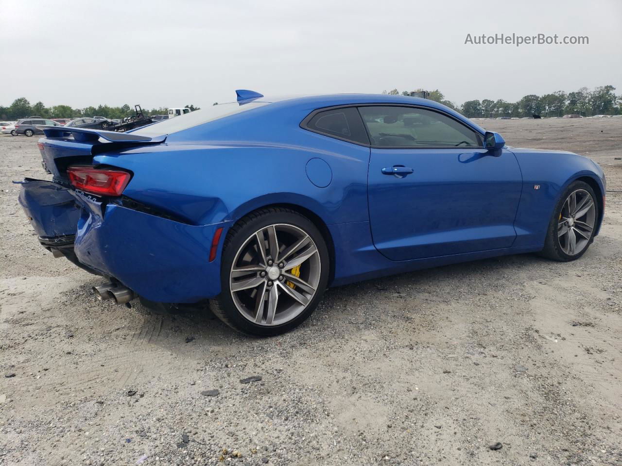 2017 Chevrolet Camaro Ss Blue vin: 1G1FH1R76H0104957