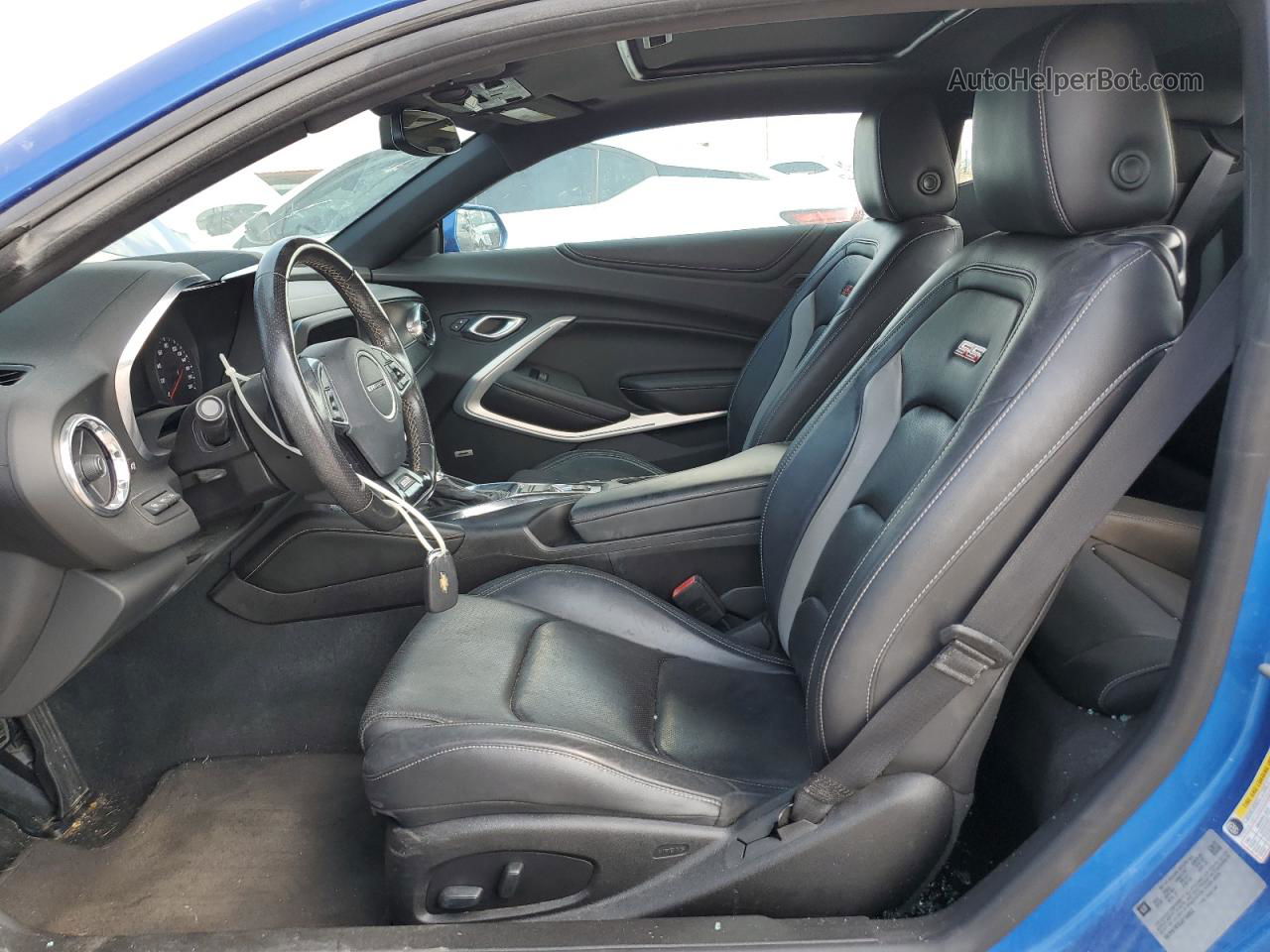 2018 Chevrolet Camaro Ss Blue vin: 1G1FH1R76J0159852