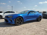 2018 Chevrolet Camaro Ss Blue vin: 1G1FH1R76J0159852