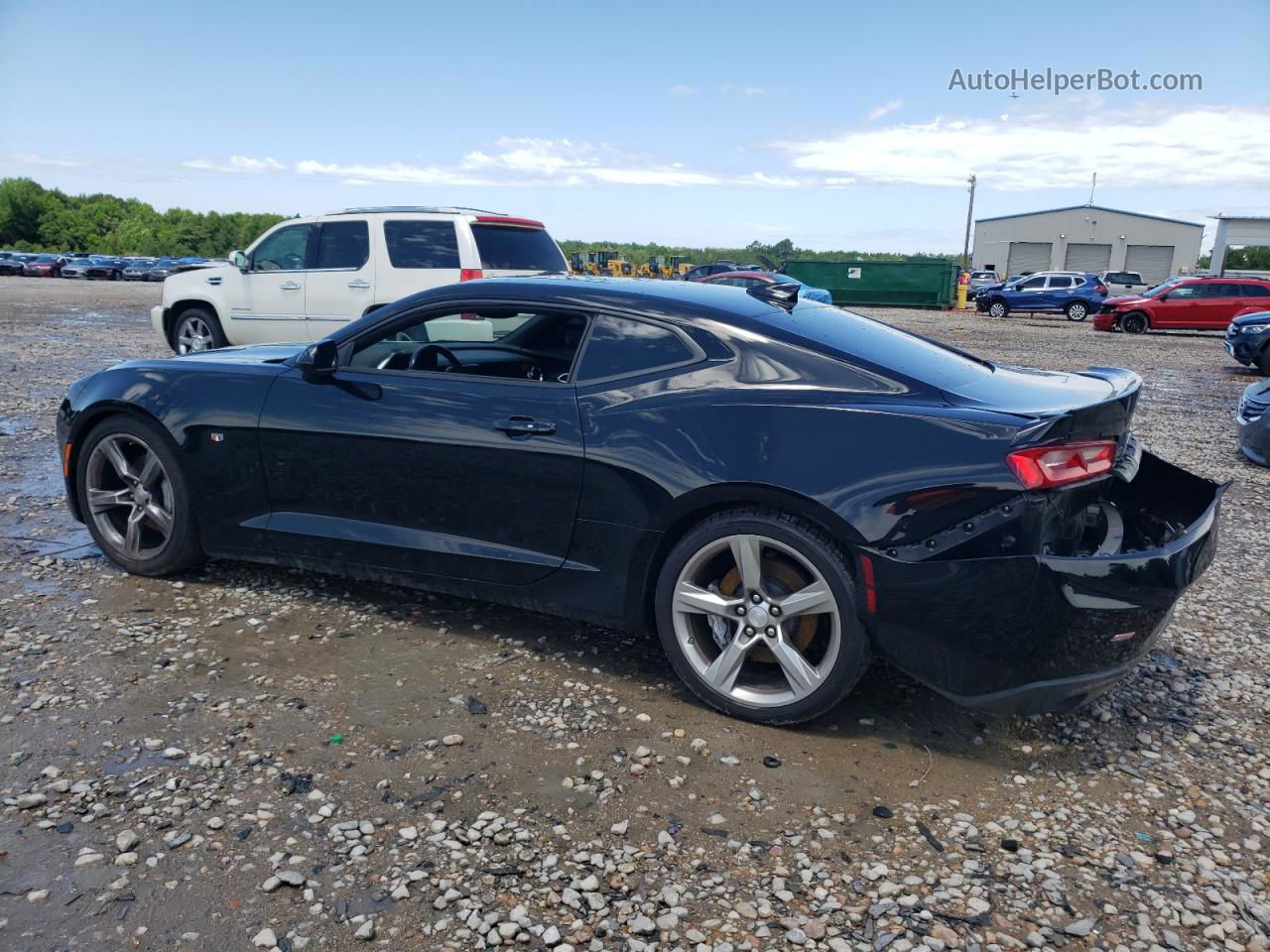 2018 Chevrolet Camaro Ss Black vin: 1G1FH1R76J0174299