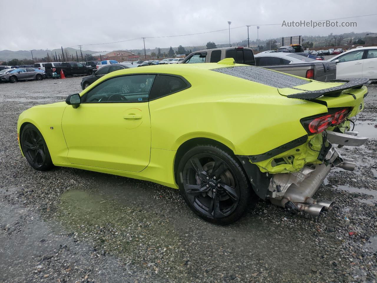 2020 Chevrolet Camaro Ss Yellow vin: 1G1FH1R76L0125445