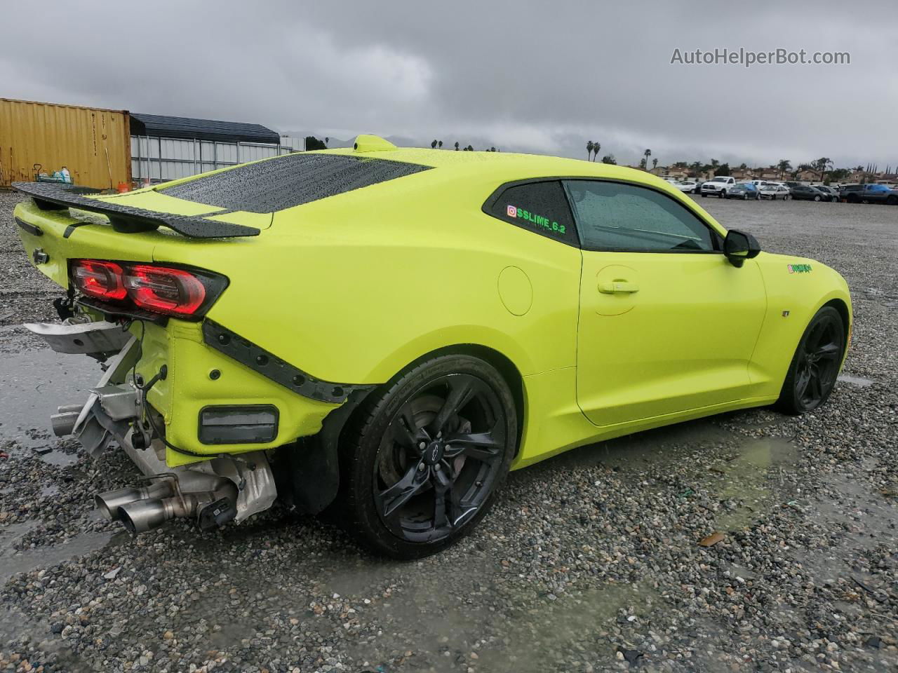 2020 Chevrolet Camaro Ss Yellow vin: 1G1FH1R76L0125445