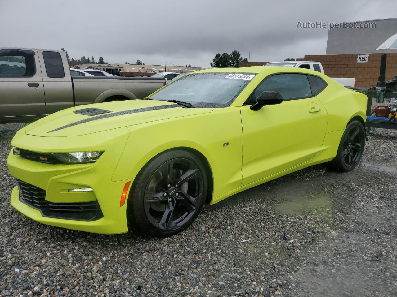 2020 Chevrolet Camaro Ss Yellow vin: 1G1FH1R76L0125445