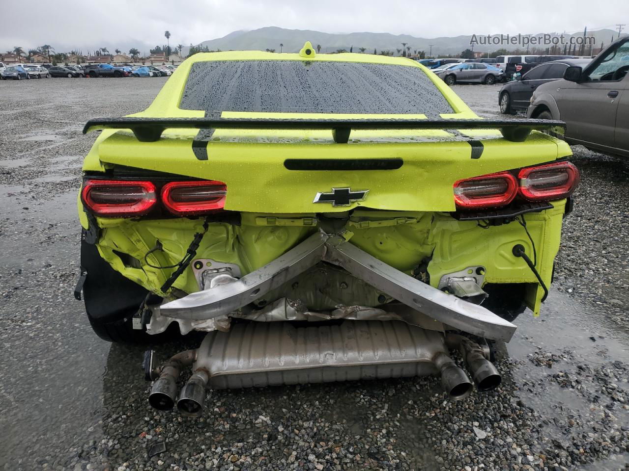 2020 Chevrolet Camaro Ss Yellow vin: 1G1FH1R76L0125445