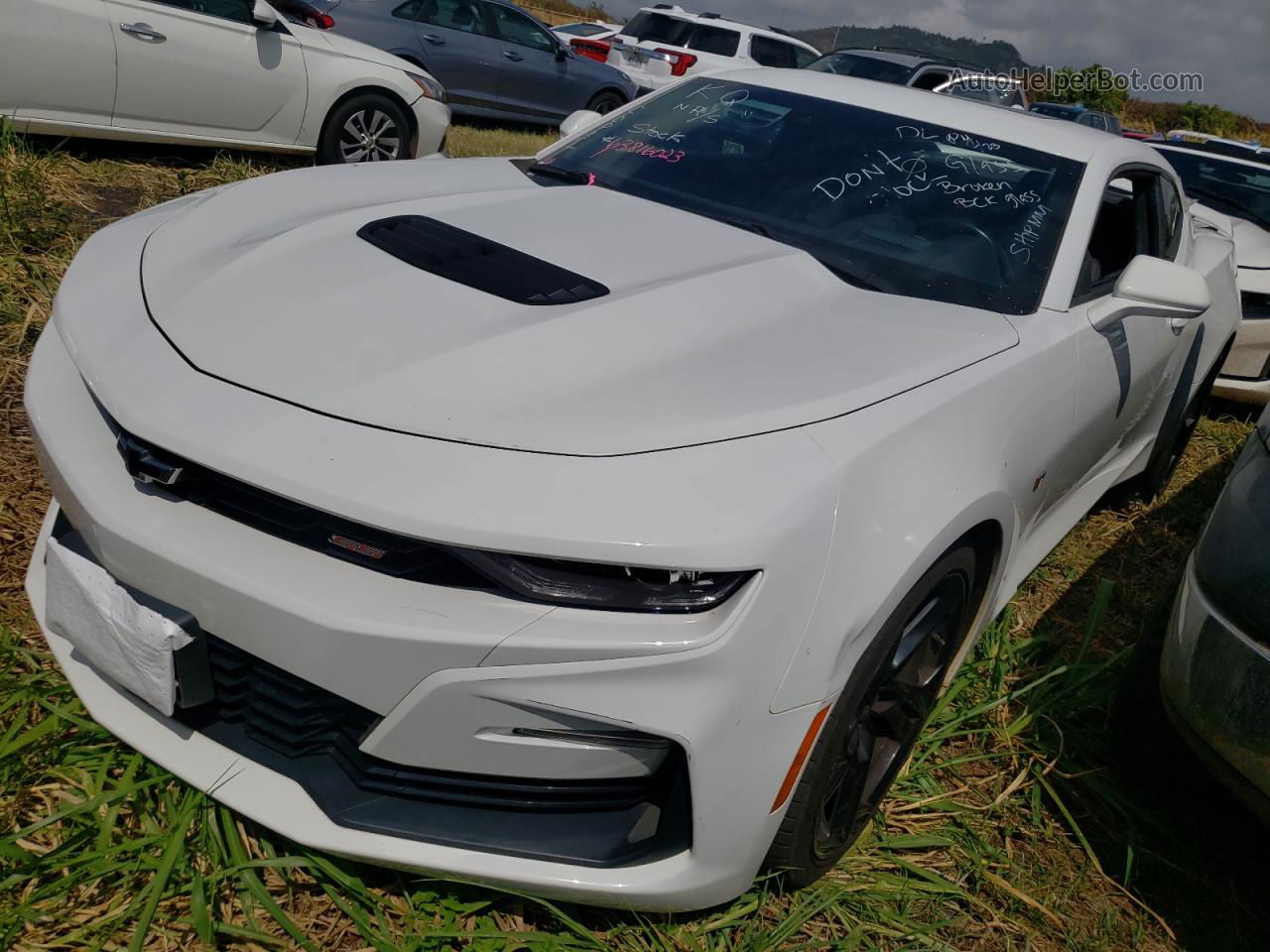 2020 Chevrolet Camaro Ss Белый vin: 1G1FH1R77L0123400