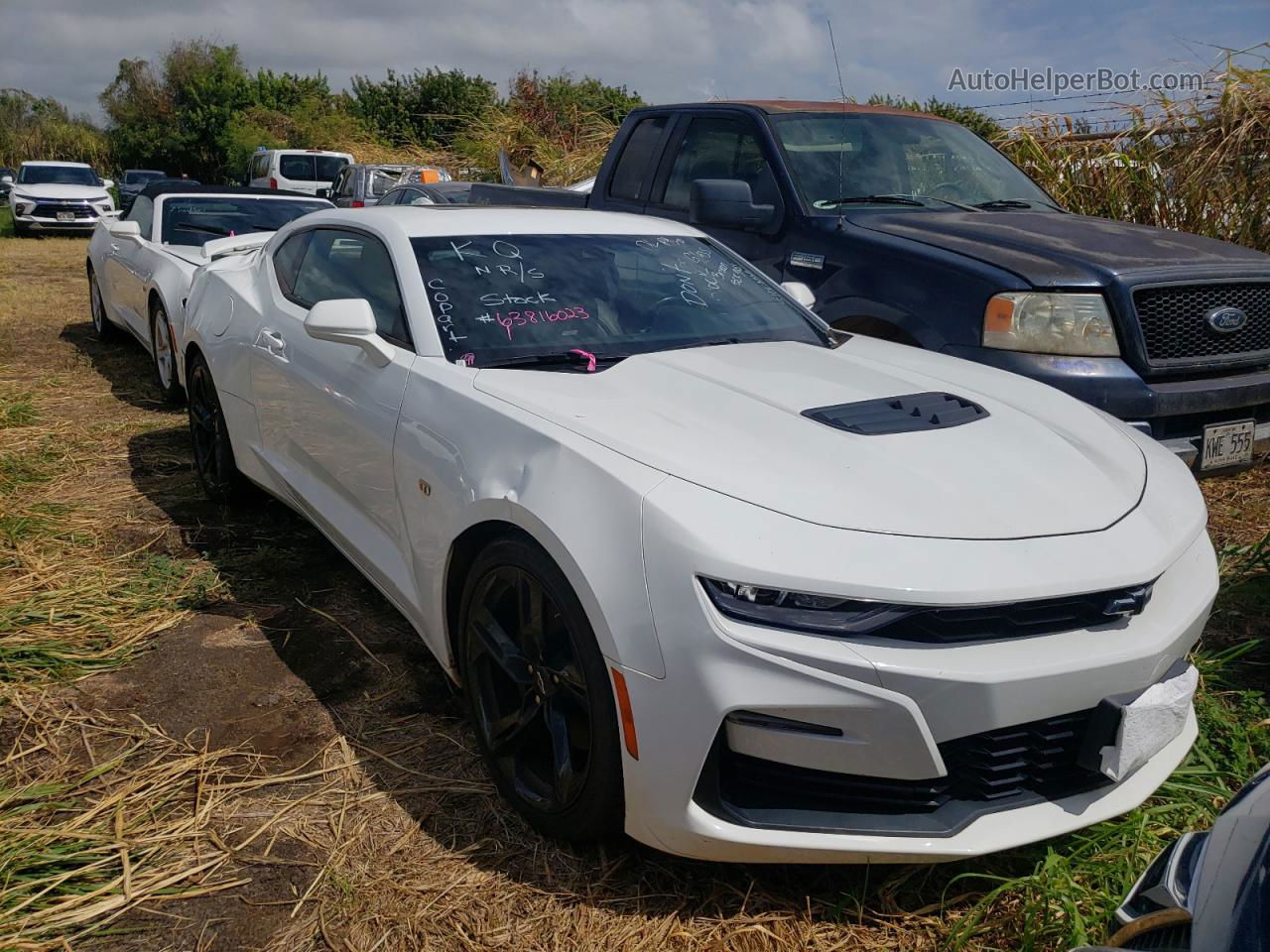 2020 Chevrolet Camaro Ss Белый vin: 1G1FH1R77L0123400