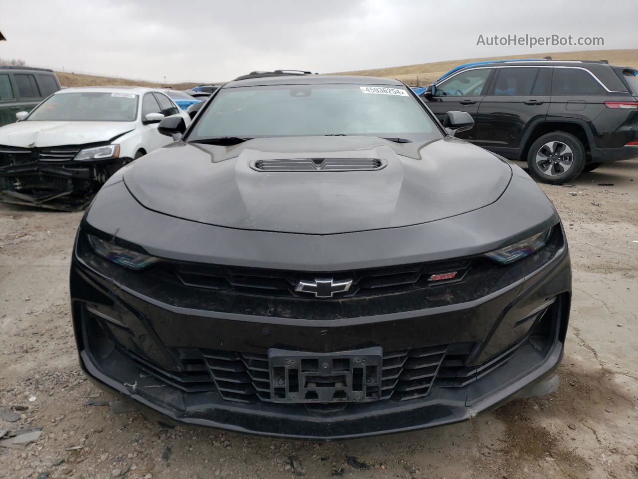 2020 Chevrolet Camaro Ss Black vin: 1G1FH1R77L0135787