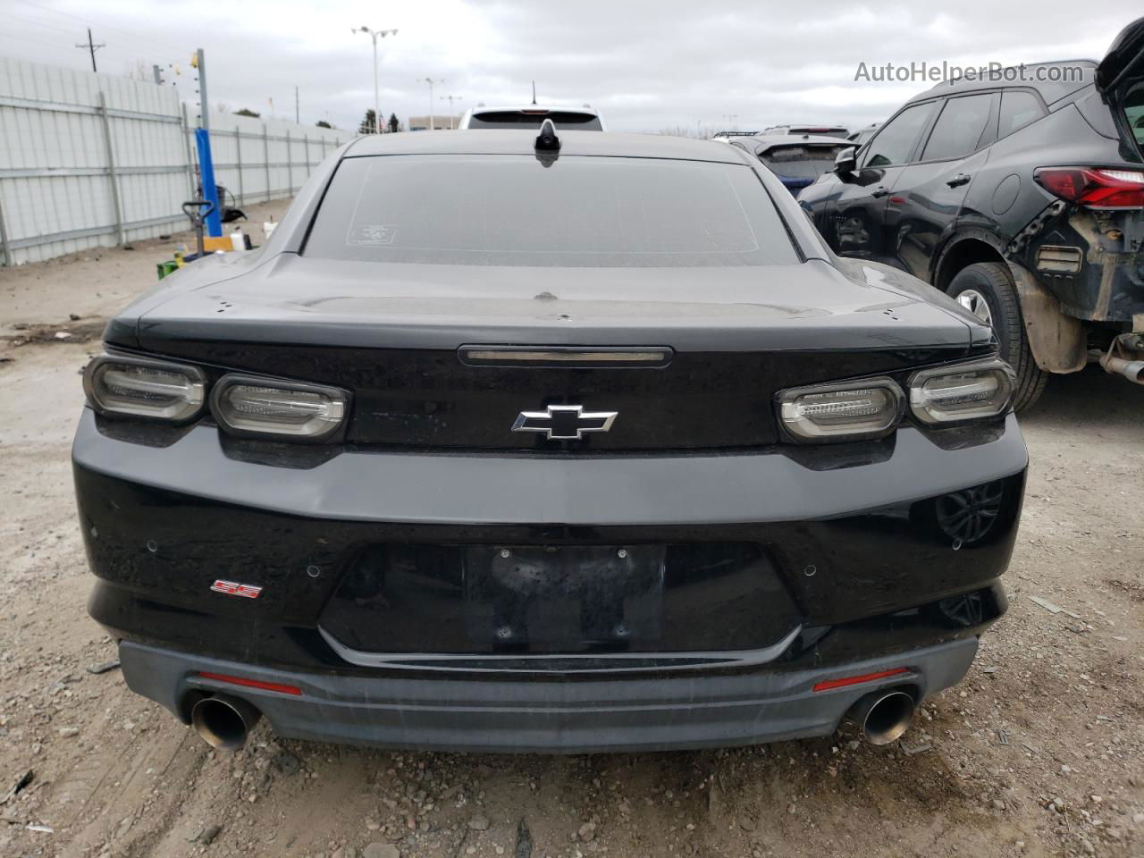 2020 Chevrolet Camaro Ss Black vin: 1G1FH1R77L0135787