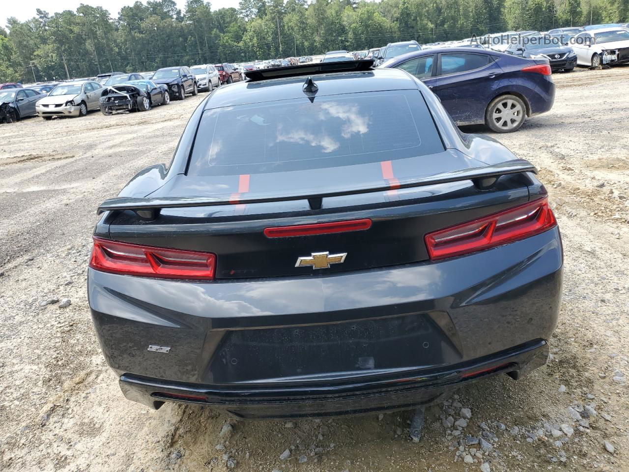 2017 Chevrolet Camaro Ss Gray vin: 1G1FH1R78H0104717